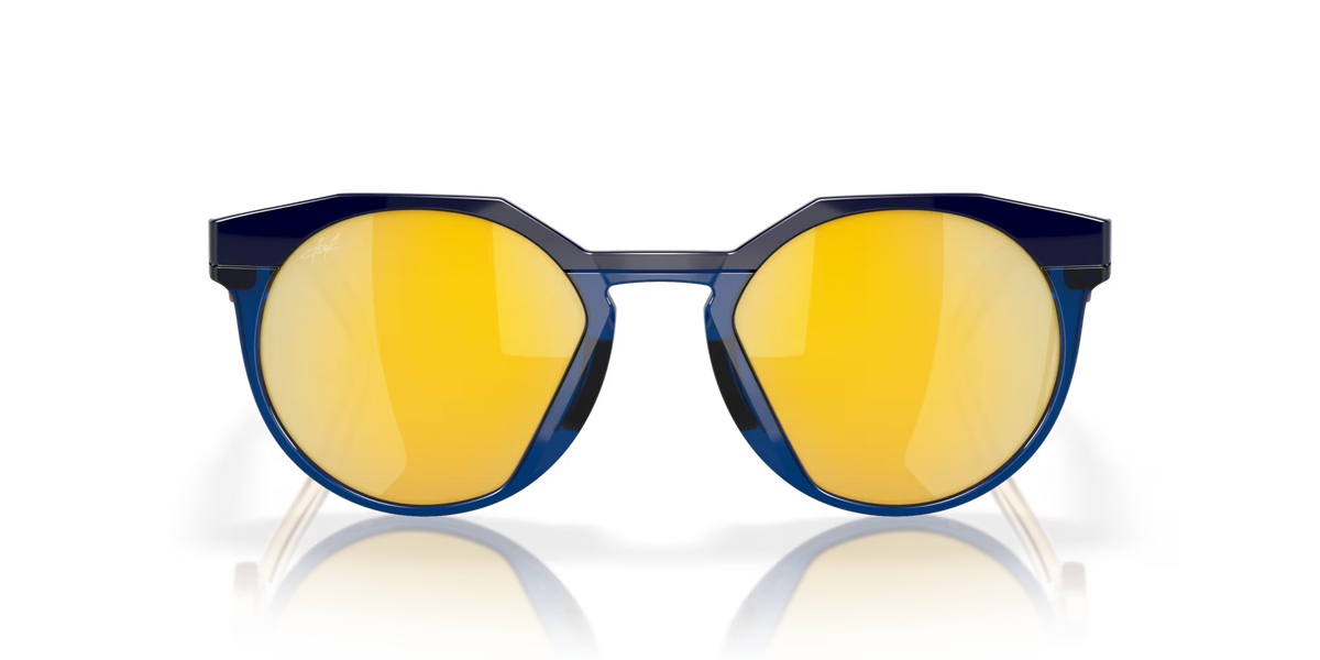 OAKLEY •  HSTN Kylian Mbappé Signature Series NAVY BLUE GOLD PRIZM 24K
