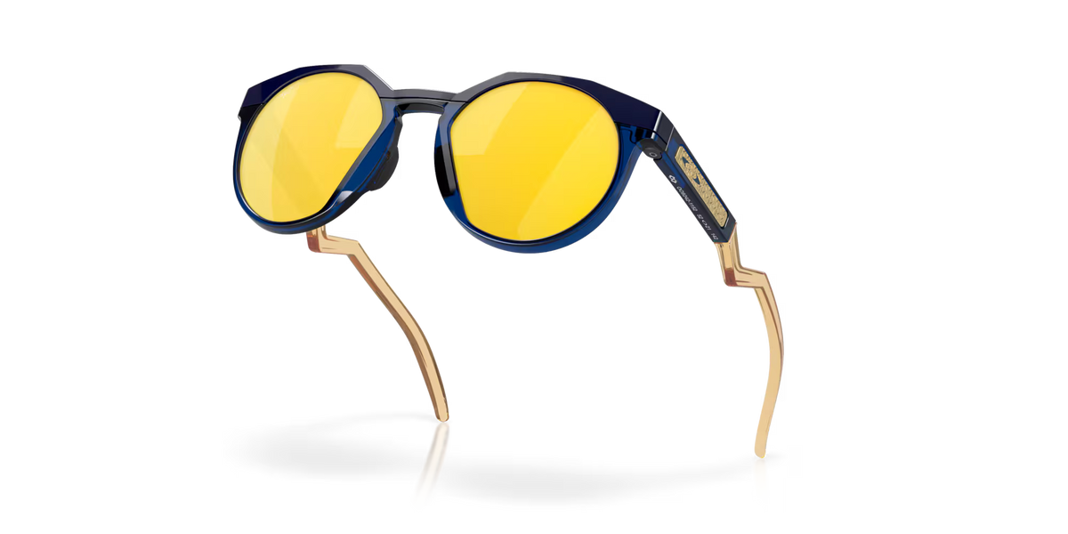 OAKLEY •  HSTN Kylian Mbappé Signature Series NAVY BLUE GOLD PRIZM 24K