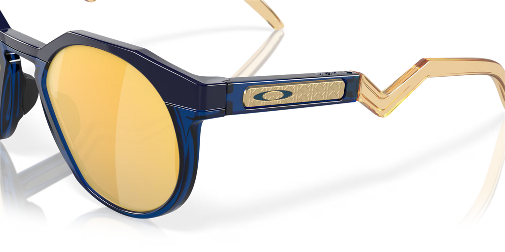 OAKLEY •  HSTN Kylian Mbappé Signature Series NAVY BLUE GOLD PRIZM 24K